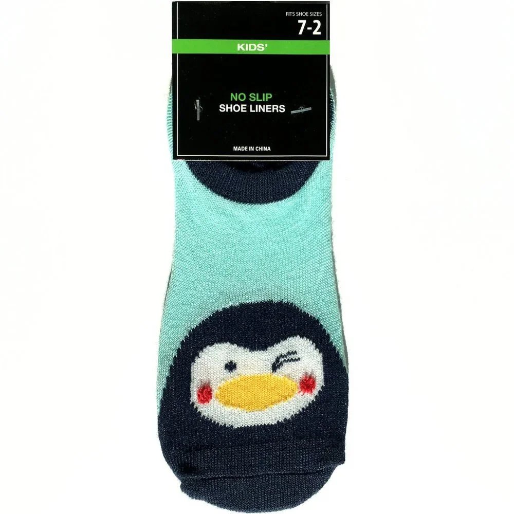 KIDS Cute Penguin No Show Socks